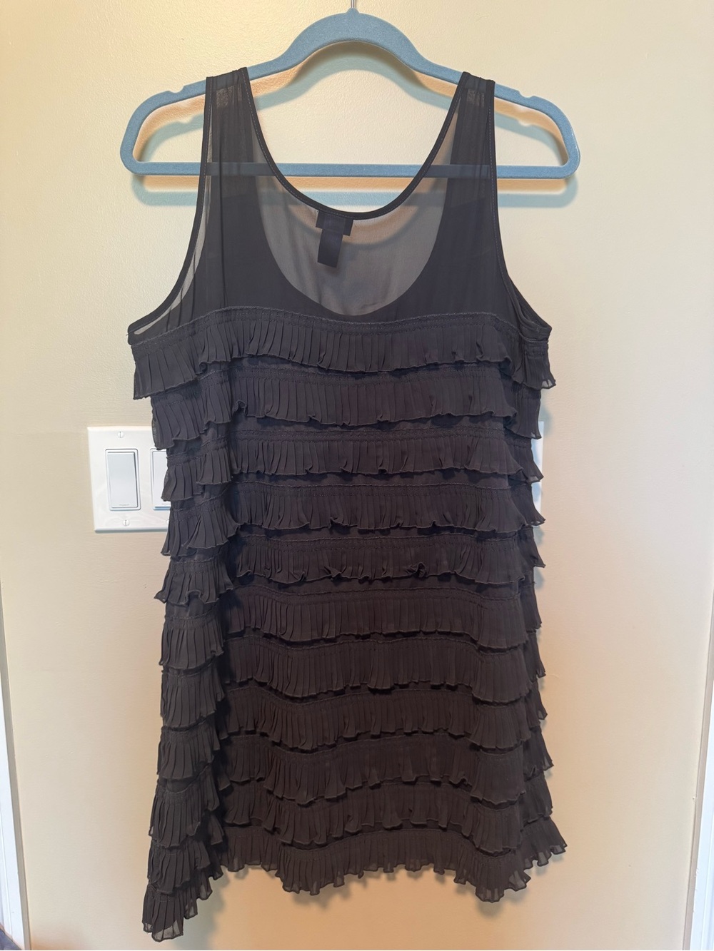 H&M Black Ruffle Tank Dress - Picture 4 of 4